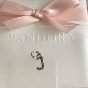 Pandora “J” charm